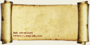 Elena Dedijer vizit kartica